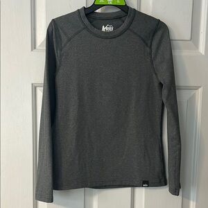 REI kids Co-op Gray Long Sleeve long underwear shirt
